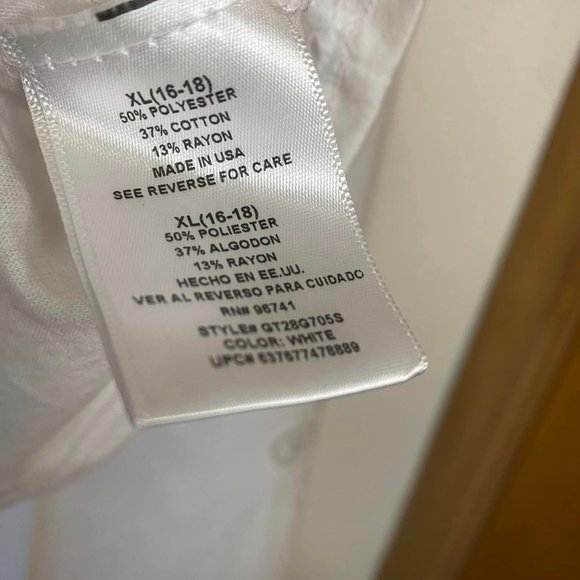 Size XL (16/18) Made in USA Red, White, Blue Tee - Picture 5 of 5